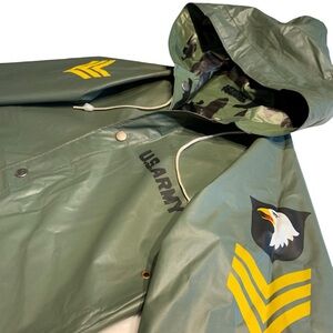VINTAGE‎ | Kids Reversible Camo/US Army Raincoat
